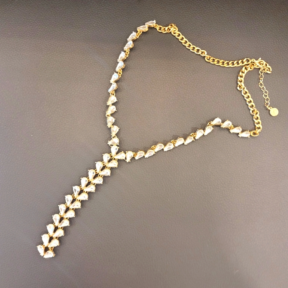 Bebe crystal necklace